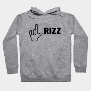 L rizz funny loser rizz saying Hoodie